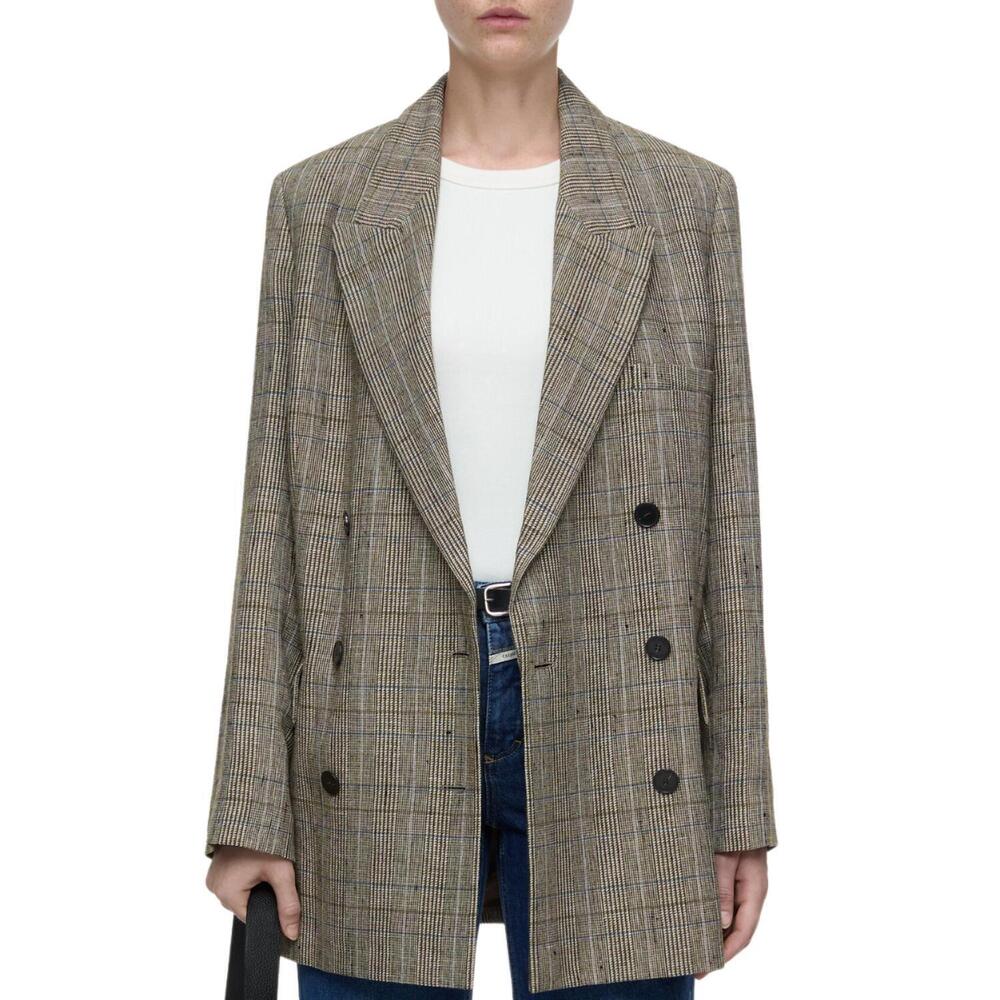 NEW CLOSED classic checked blazer in multi